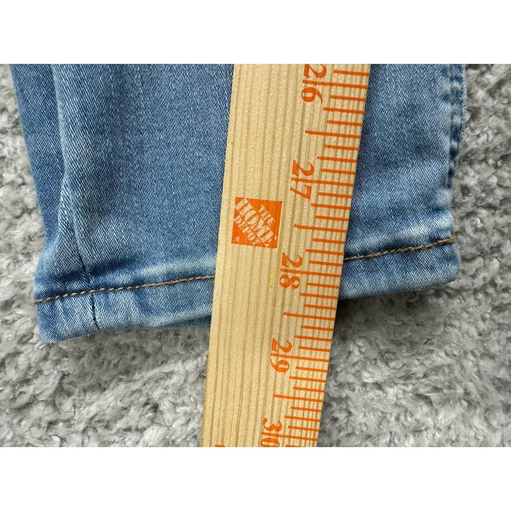 Zara Women's Size 6 Straight‎ Leg Jeans Light Wash Inseam 28.5 Inches